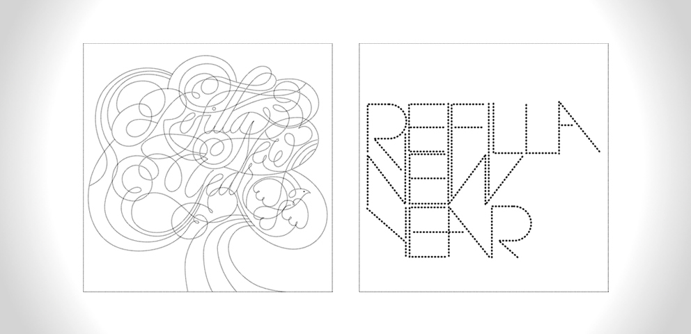 refill refill magazine logo bape lettering publishing   Curating art artwork Jose PArla kaws
