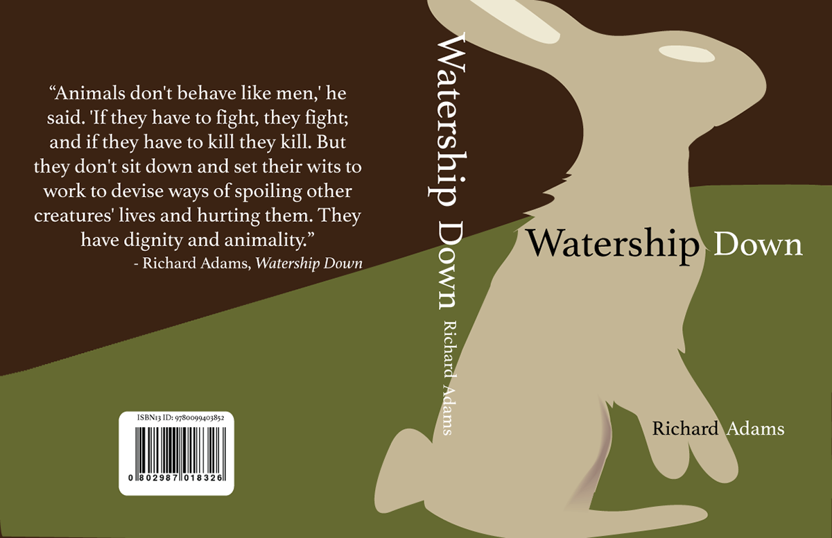 Book Cover Design watership down