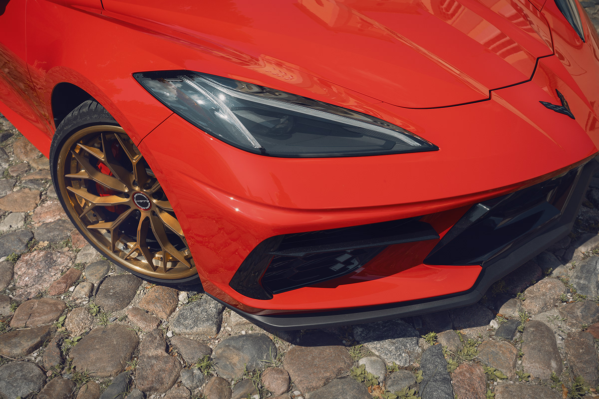 art automotive   c8 car Corvette glenksas Photography  photoshop retouching  stingray