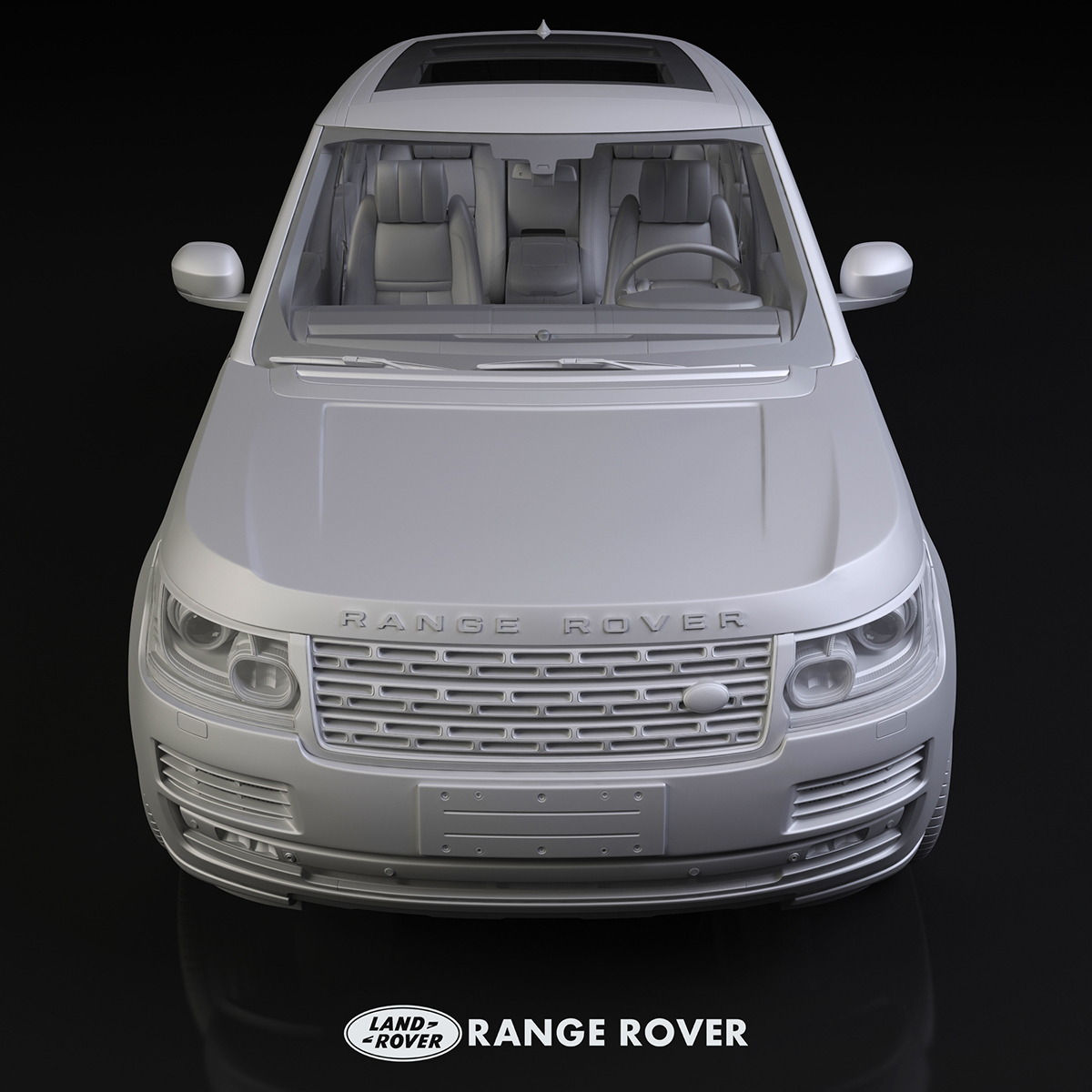 3ds max CGI Land Rover range rover