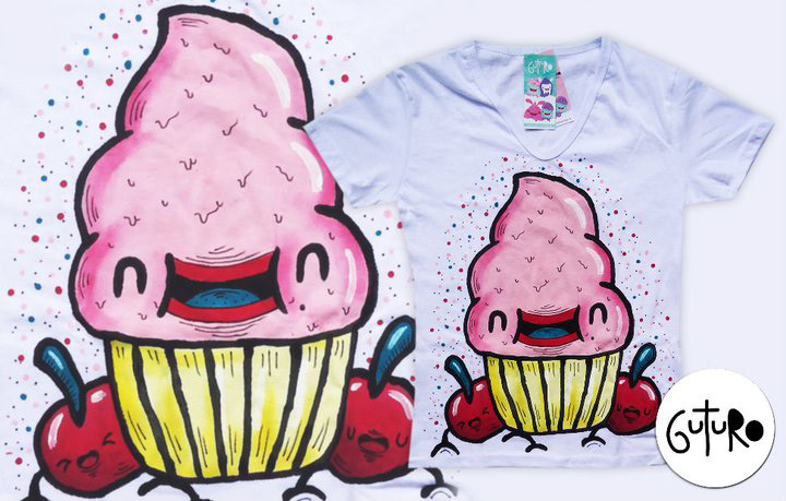 tshirts t-shirts camisetas blusas design diseño art arte GUTURO ilustracion