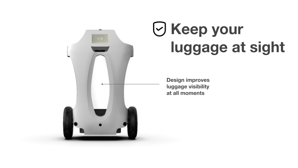ASSISTANT airport drone selfdriving Luggage Carrier