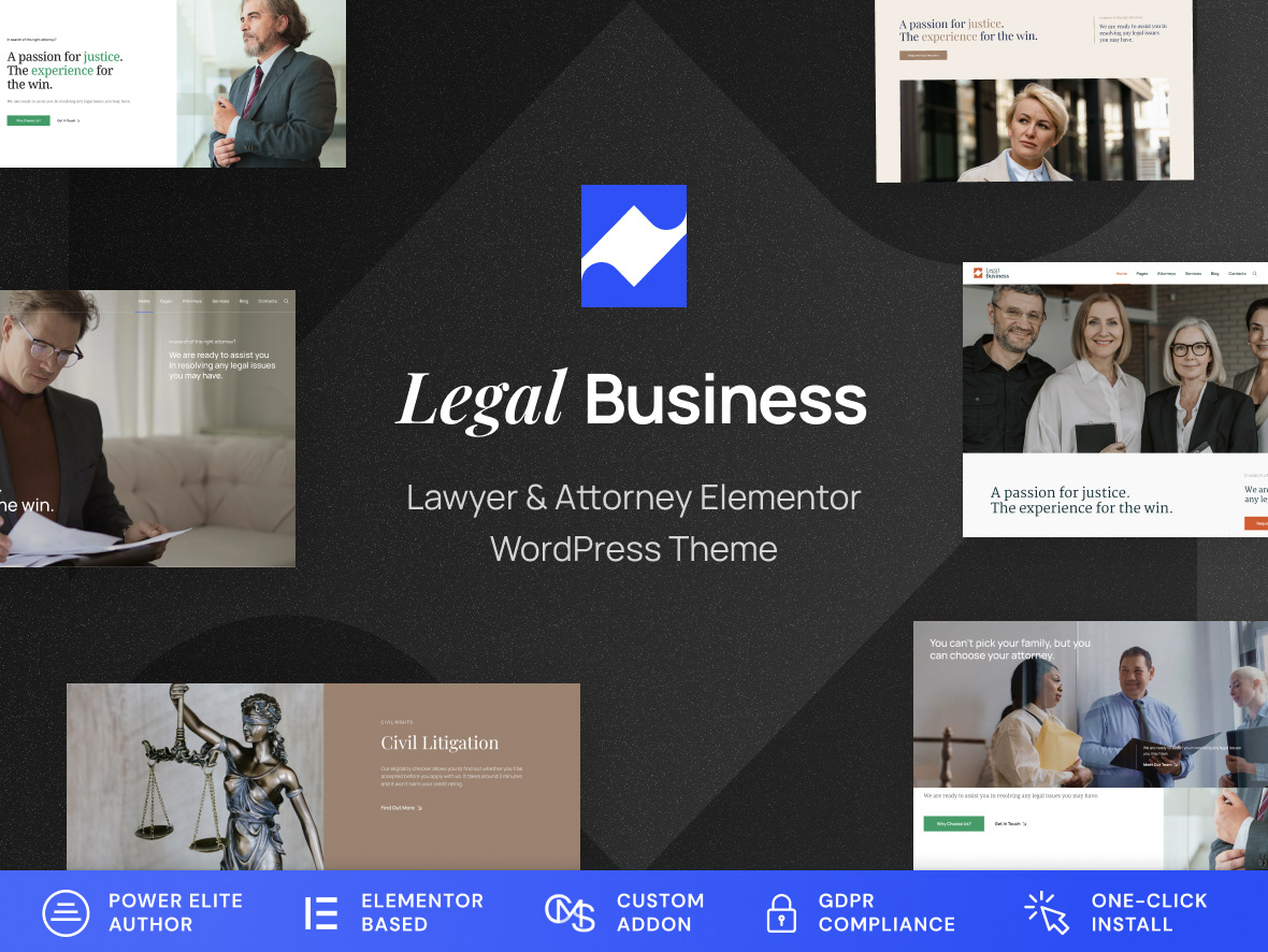 Legal Business – Attorney & Lawyer WordPress Theme Preview | cmsmasters studio