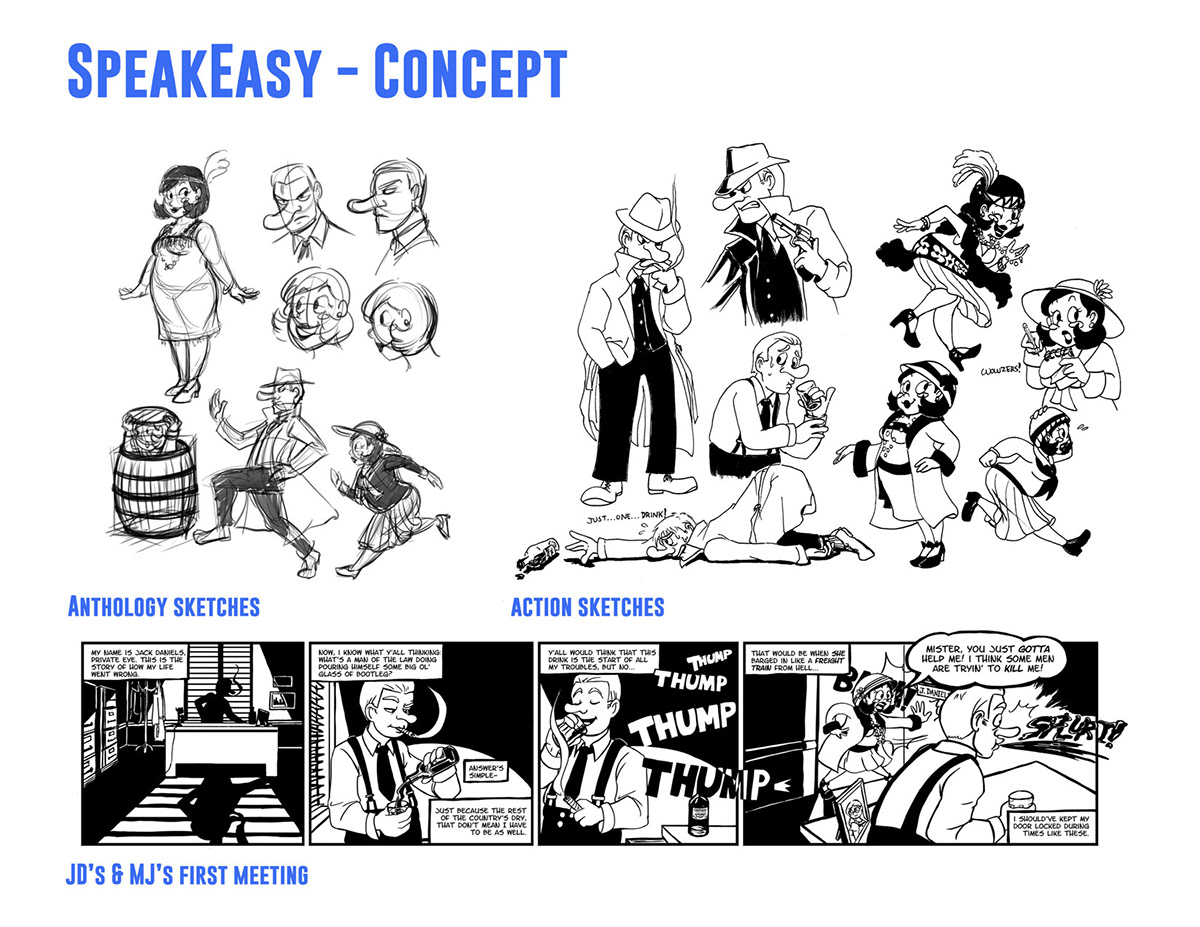 speakeasy comics webcomics historical fiction 1920s flappers prohibition ordinary days anthology comic anthology