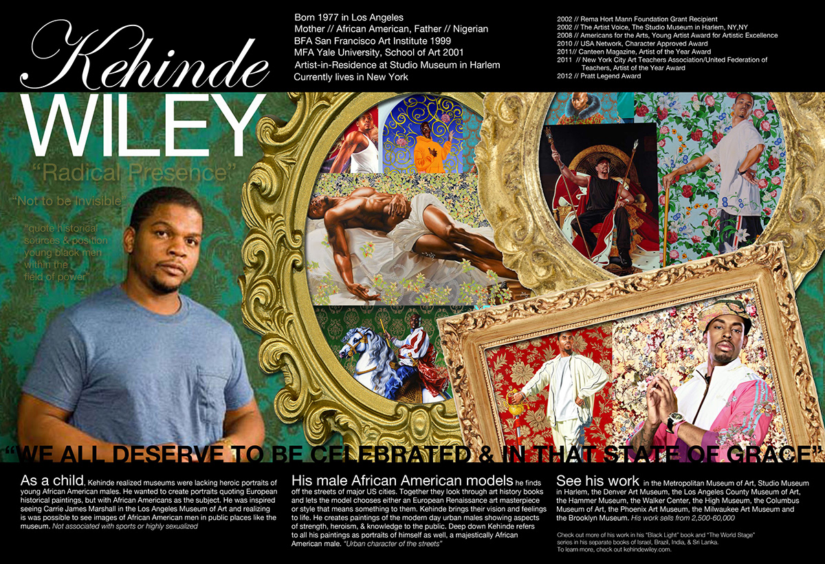 Kehinde Wiley Info graphic Essay