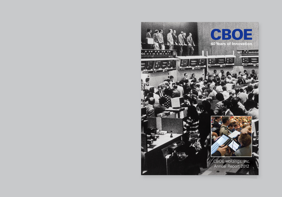 CBOE chicago Board options exchange annual report marketing   materials Website Web Consulting finance law financial legal