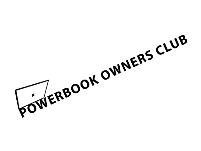 Powerbook Owner Club Logotipo marchio POC