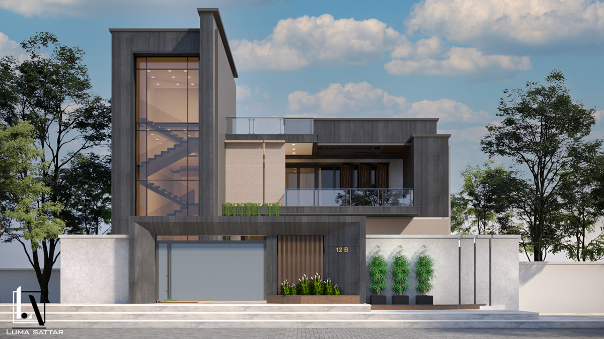 3dsmax architecture art CGI concert design exterior house visualization vray