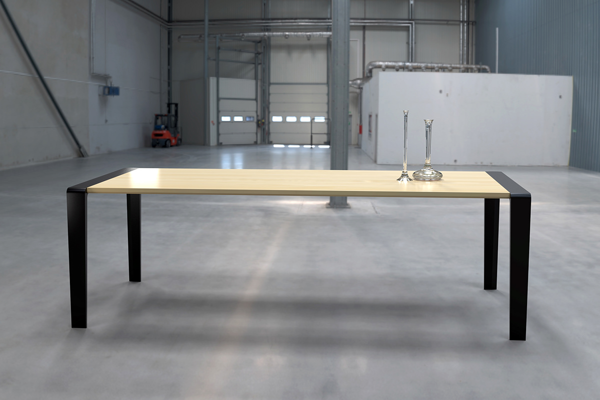 concept furniture furniture design  modern product Render table wood