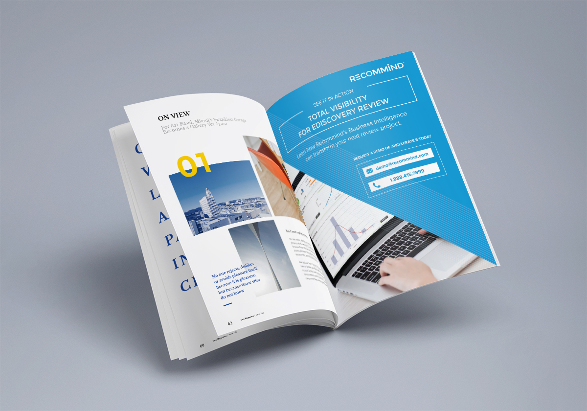 Collateral print SAAS Recommind