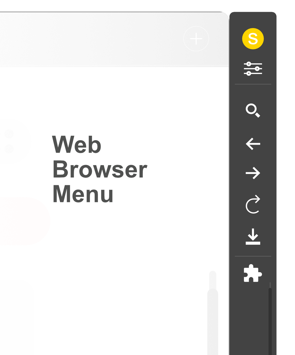 app browser UI Web