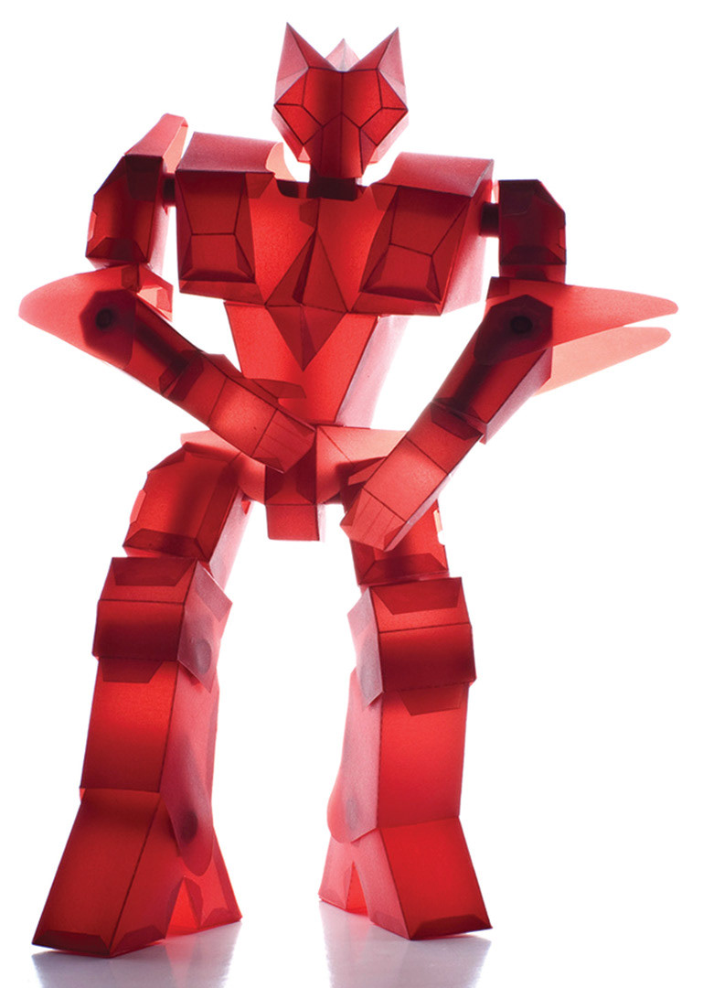 robot paper Sentai japan vegetable Gundam Adobe Portfolio