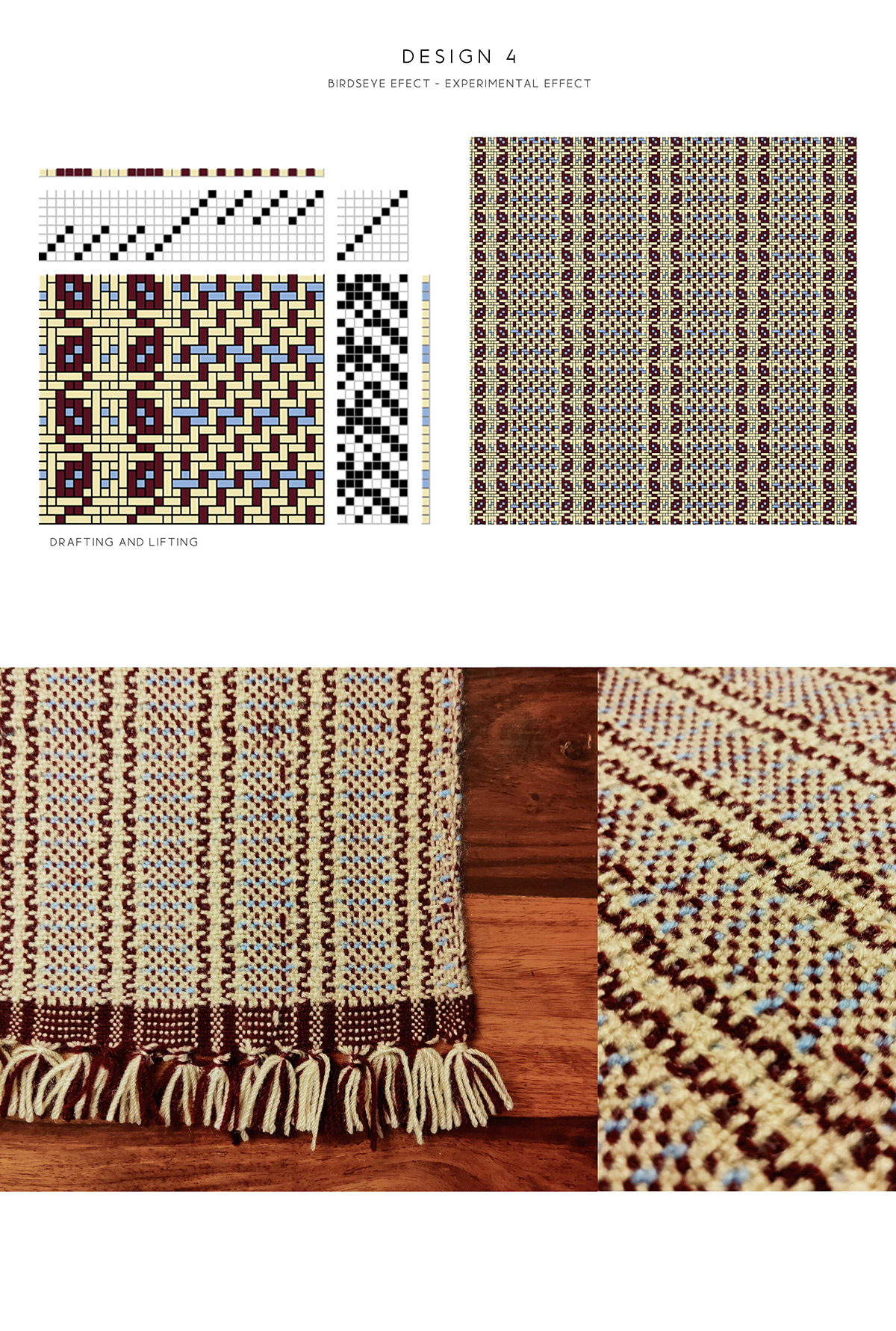Weave Design Drafting loom Woven neutrals colour and weave effect loom weaving Sartorial