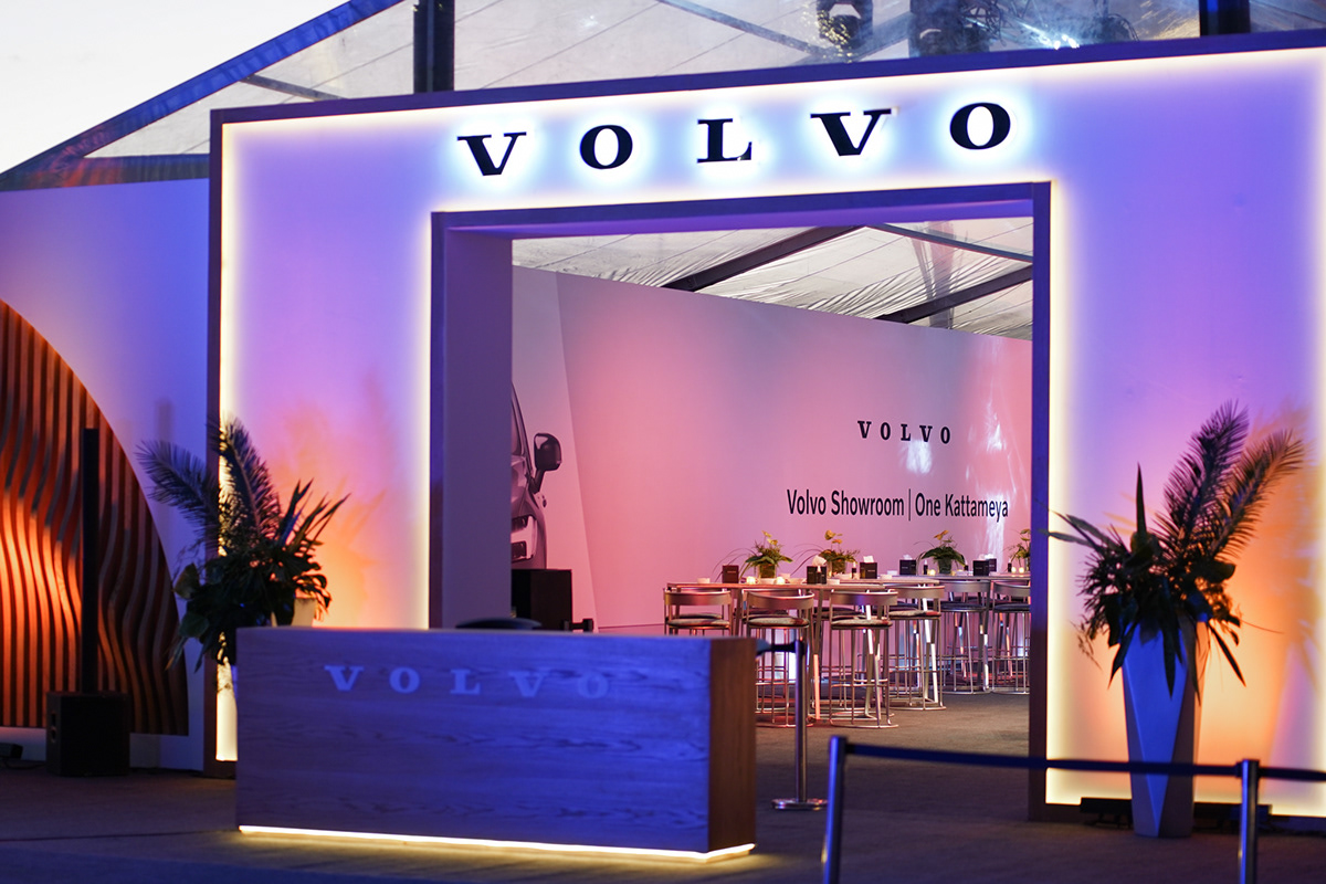 art direction  automotive   concept Event set design  Volvo