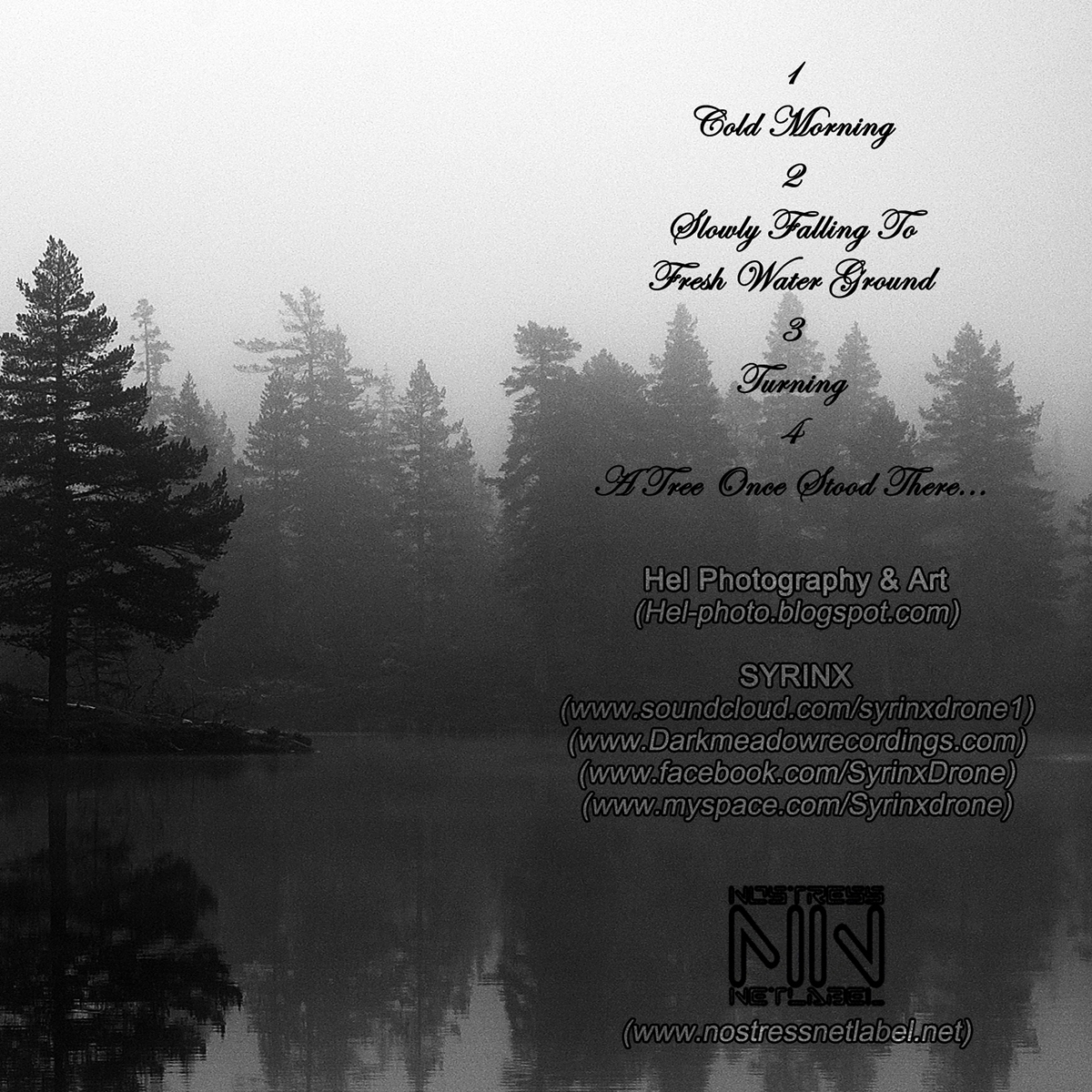syrinx drone cd Album cover Promotional soudscape
