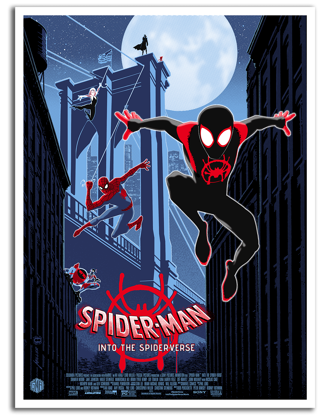 Spider-Man Into the Spider-Vers Large Poster Art Print Gift A0 A1 A2 A3 A4 Maxi 