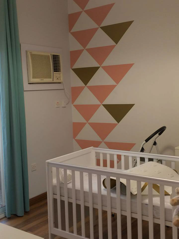 nursery baby girl pink mint gold Kids Rooms