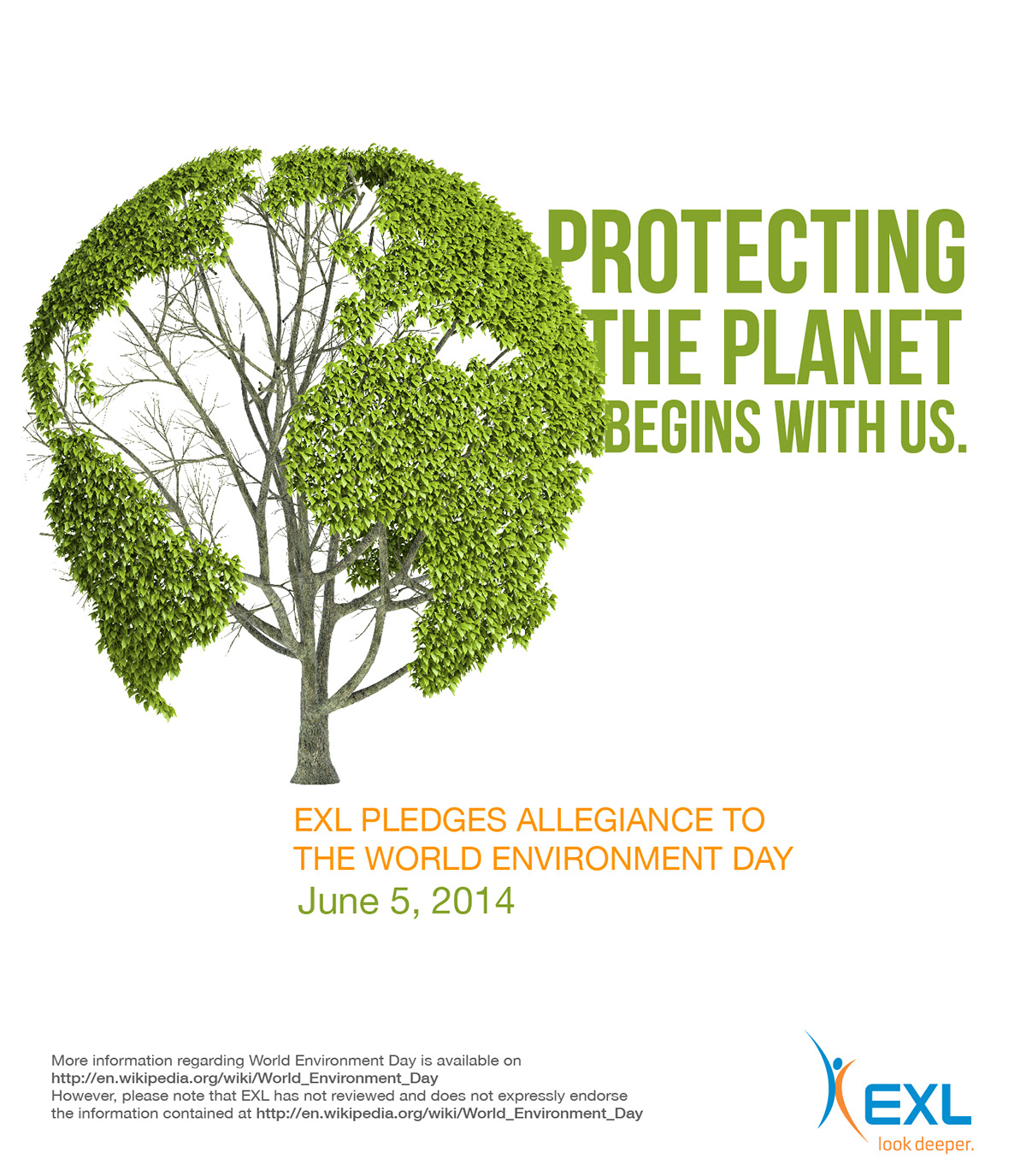 enviornment Day world green Protect trees plants planet greenery Emailer Go Green corporate employee Nature