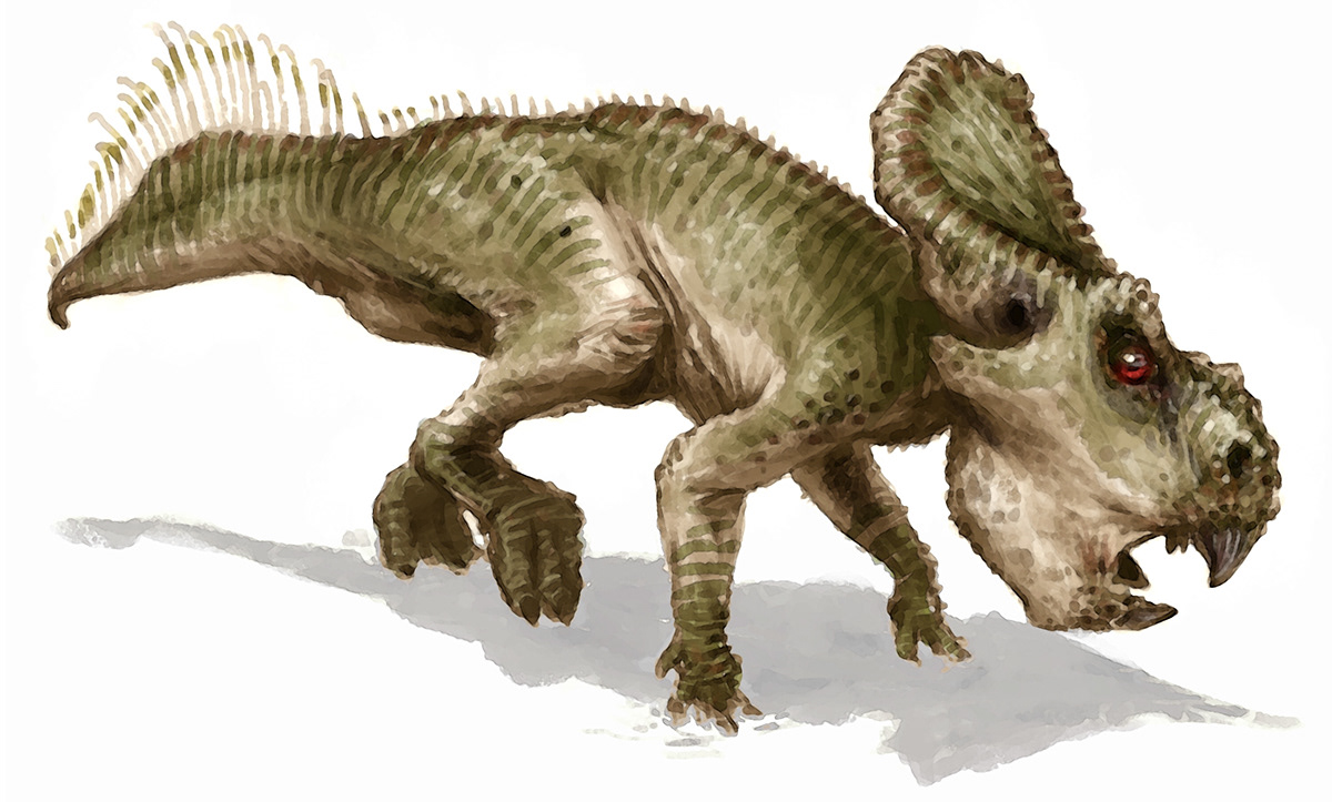 dinosaurs paleoart photoshop sketch