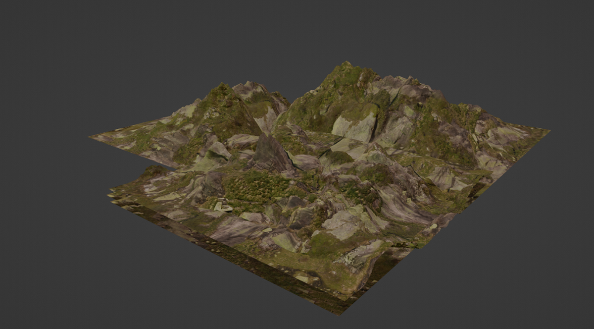 3D 3d modeling blender Landscape mountain Nature Render Travel visualization