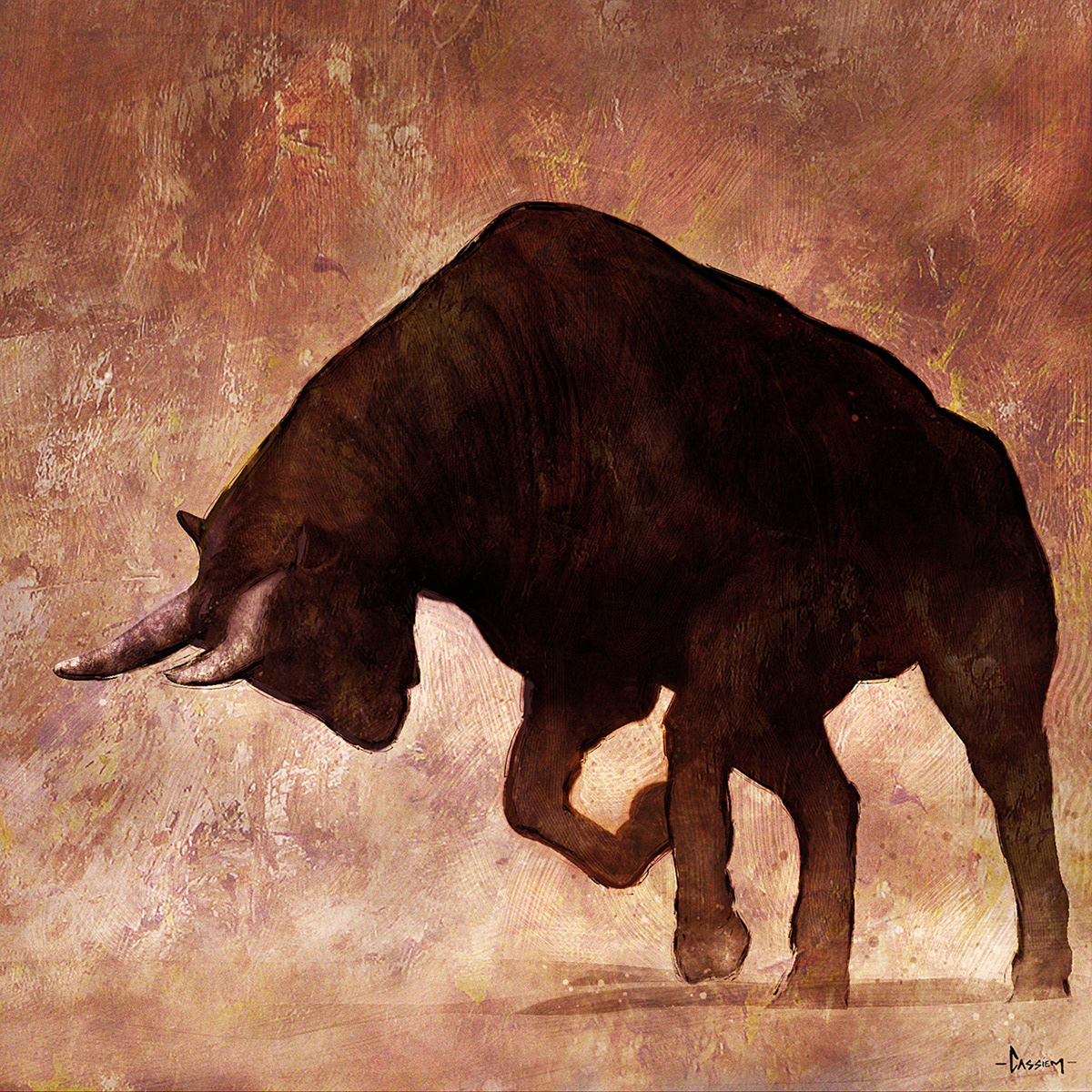 texture bull concept fight creatures animals fantasy horns