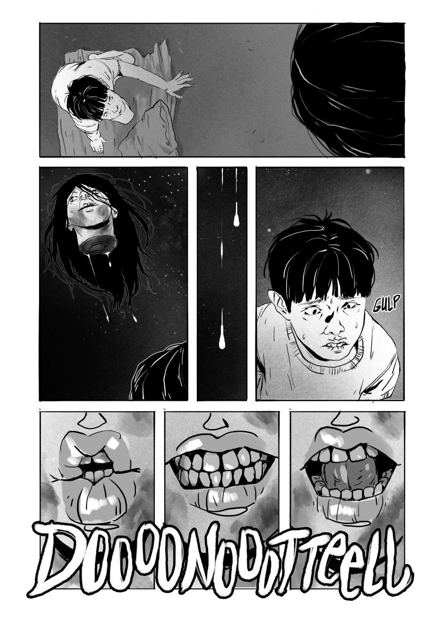 Graphic Novel comic mini comic Duster dark horror