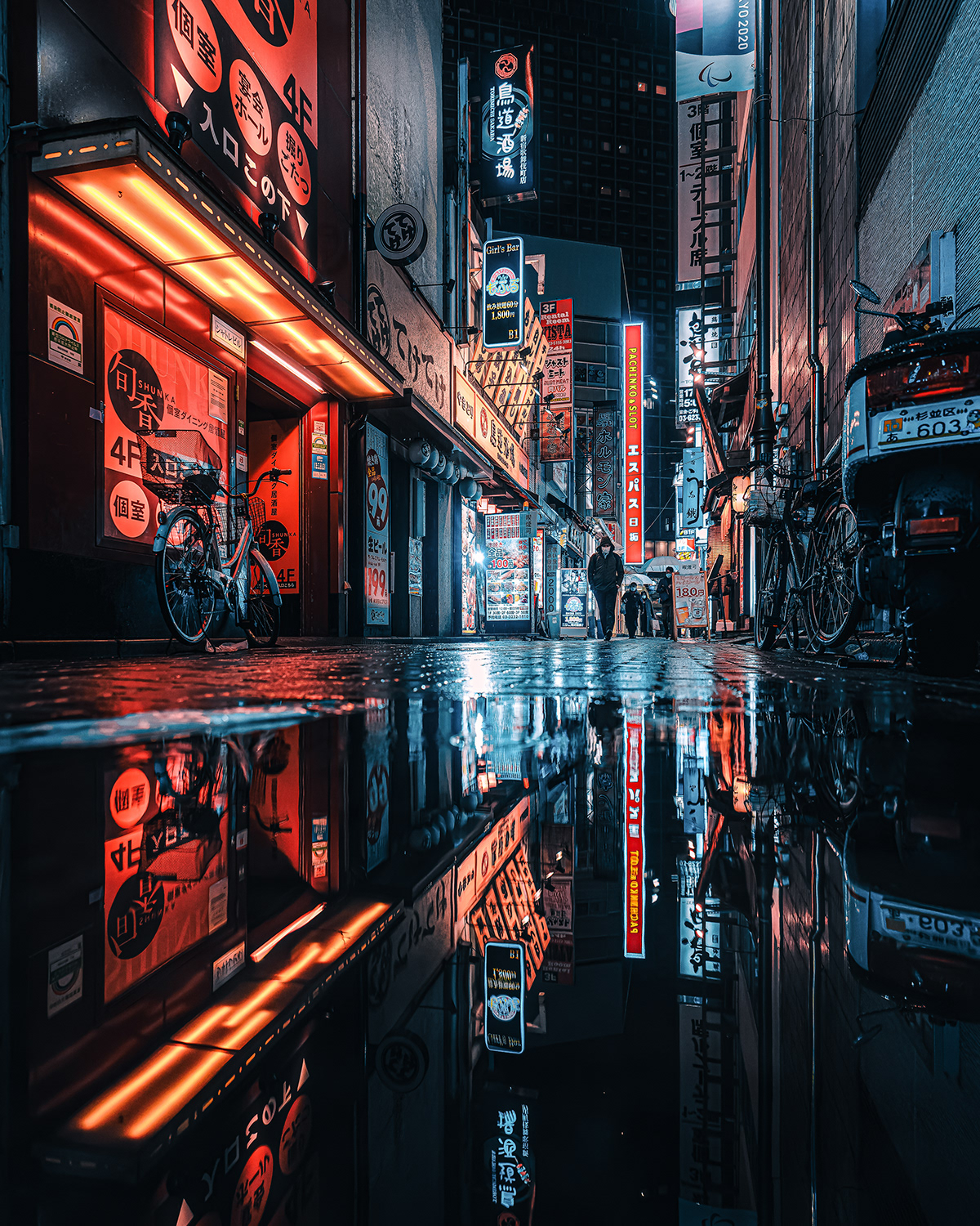 Cyberpunk neon night nightphotography Shinjuku