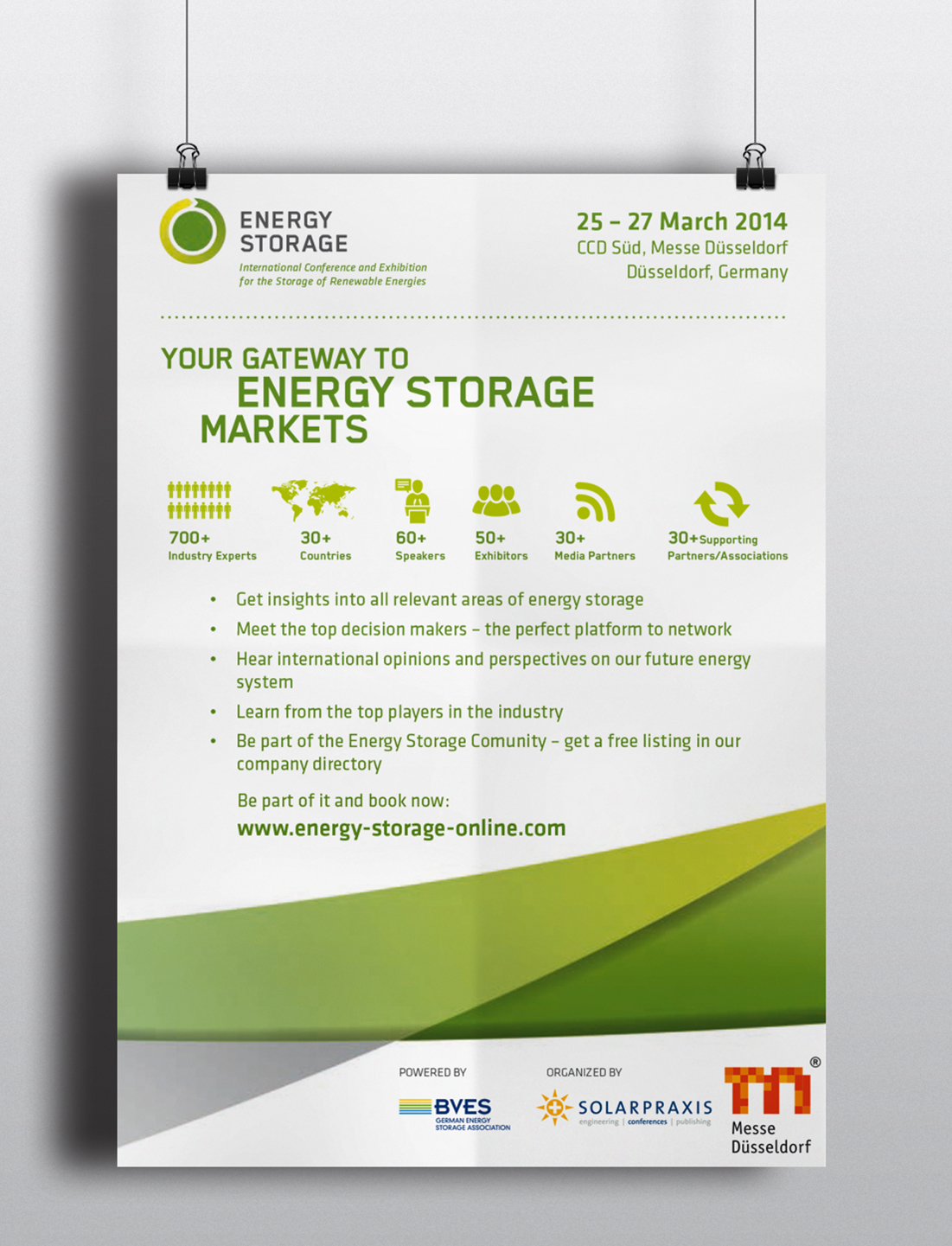 messe düsseldorf conference Exhibition  green energy print