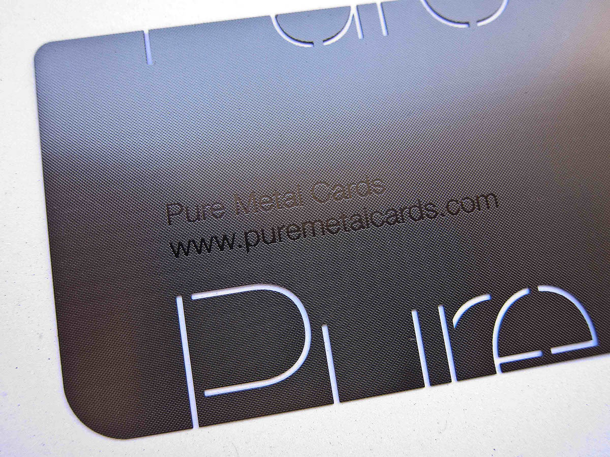 stainless steel Business Cards visting card calling card metal cards business card designer business card Designer Card Pure Continental Pure Metal Cards www.puremetalcards.com gold cards VIP cards back stage pass