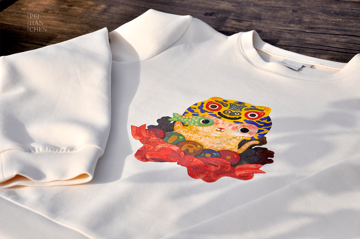 art design Drawing  graphic design  ILLUSTRATION  Packaging product design  T Shirt visual 插畫