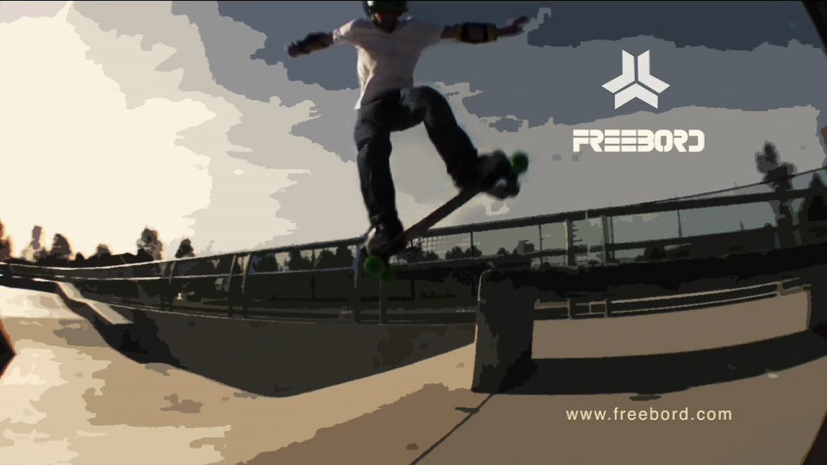 free bord skateboard freebord Editing  video motion photoshop after effects premiere