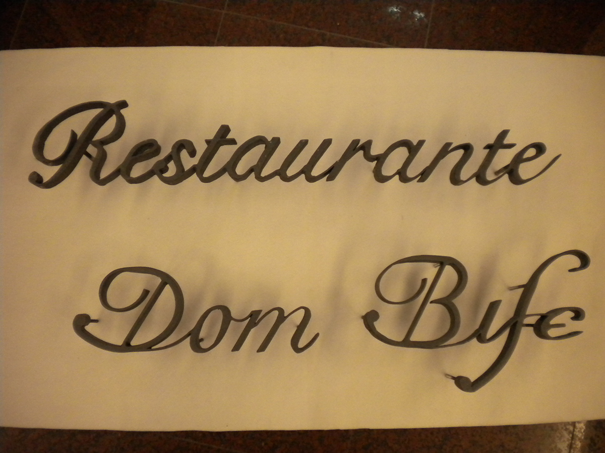 restaurante Dom Bife  design grafico comunicação