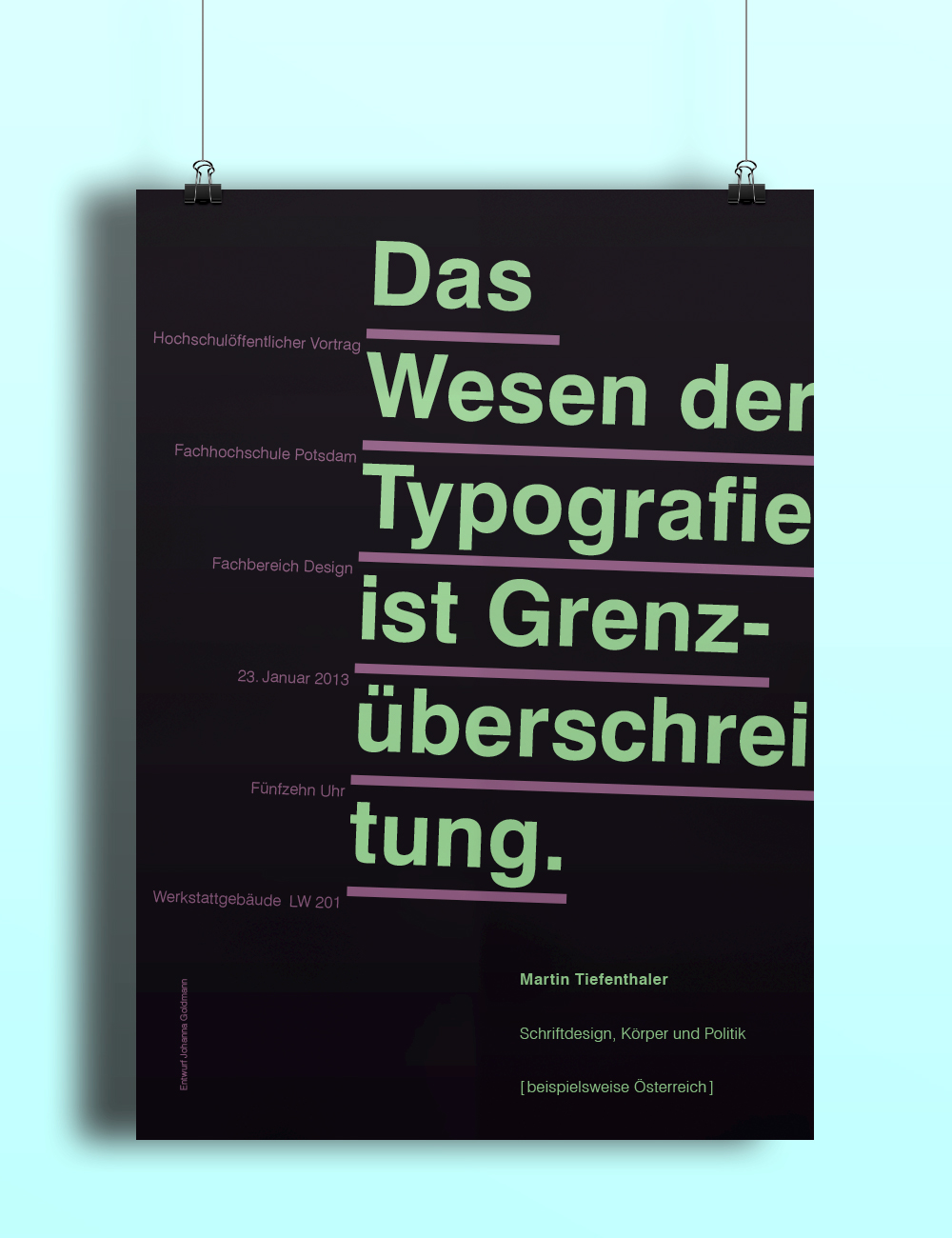 placards announcements  Typo  graphic design