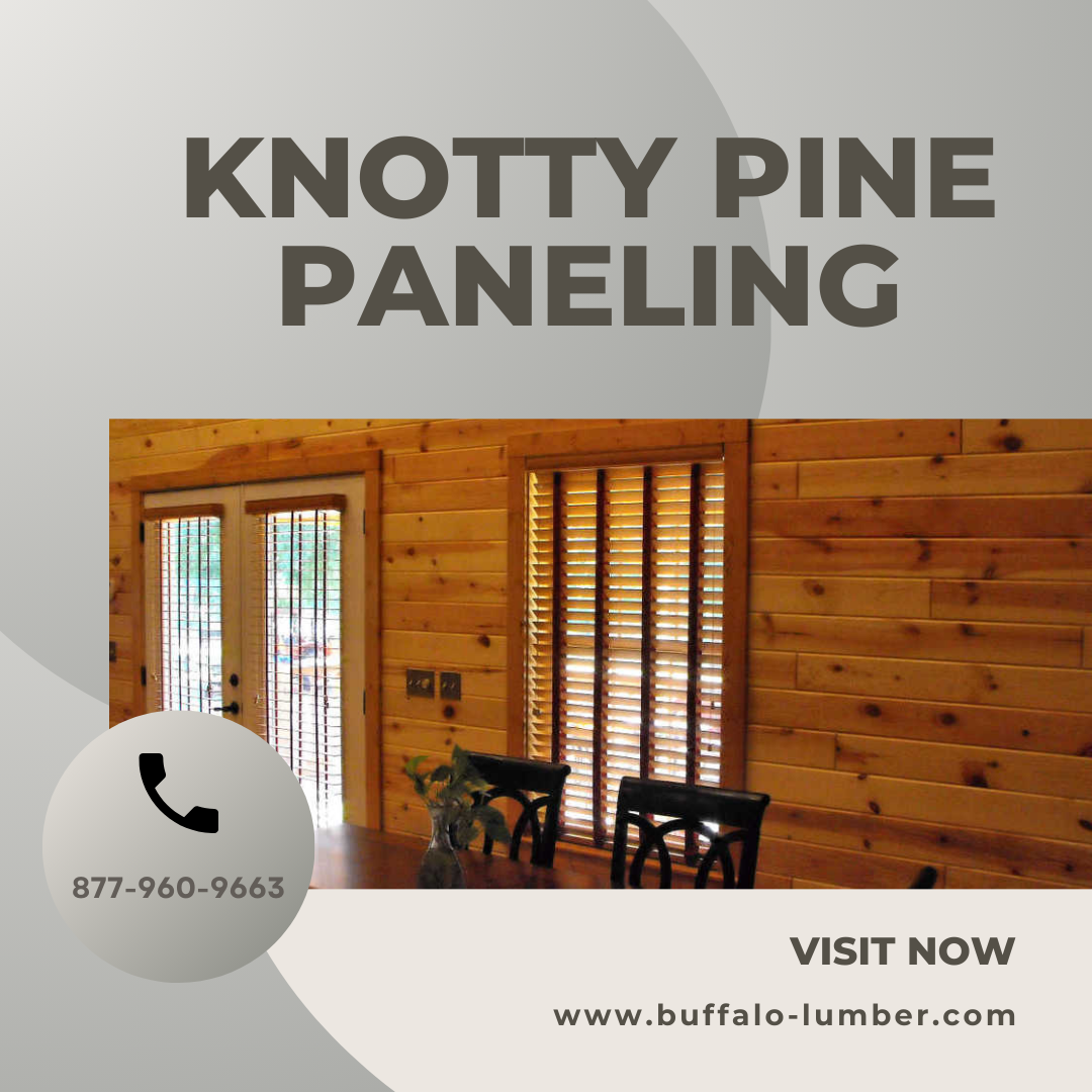 Knotty Pine Paneling wood siding