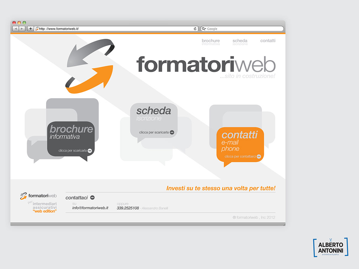 Formatoriweb assicurazioni formazione Intermediari assicurativi brand identity