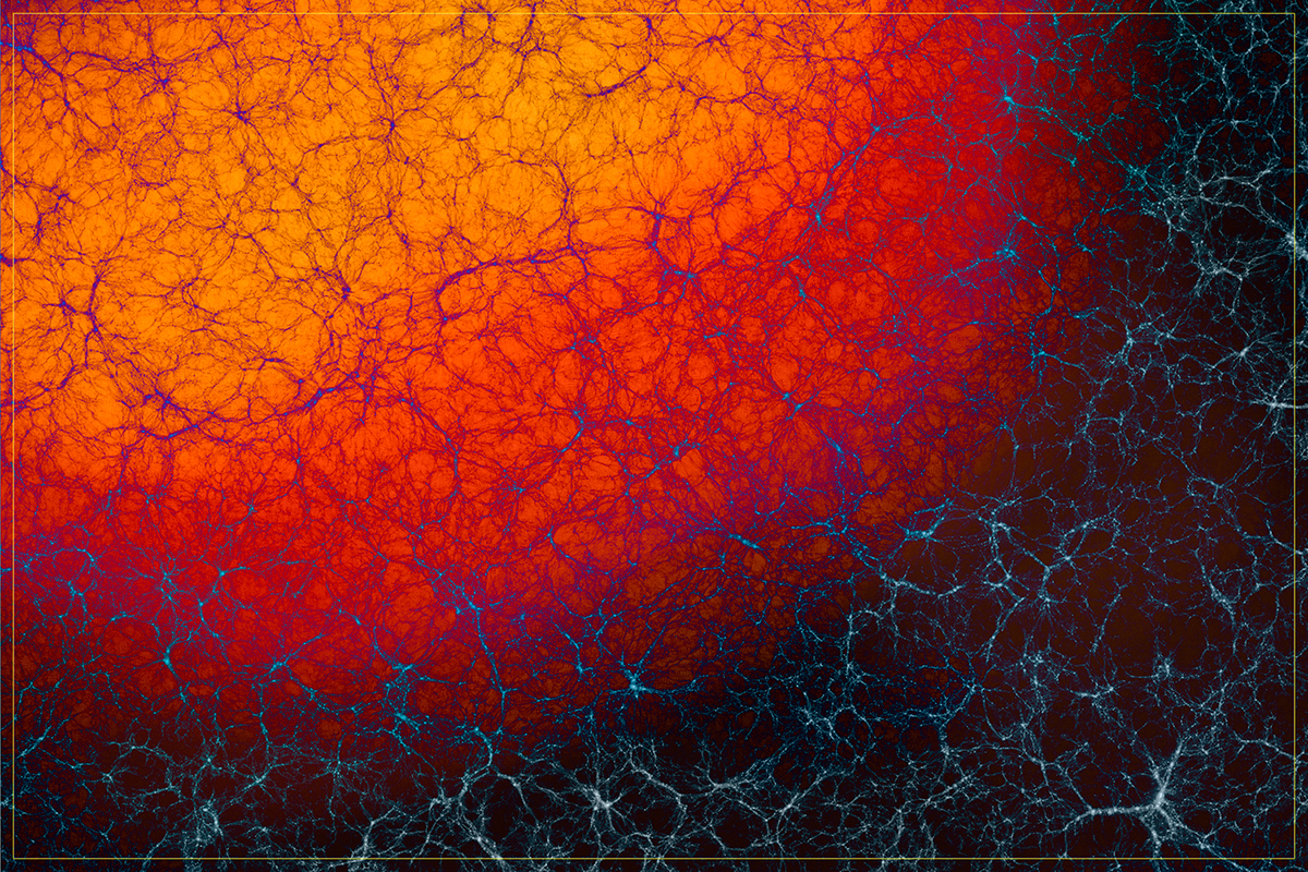abstract photography dark matter dark energy Bolshoi Simulation