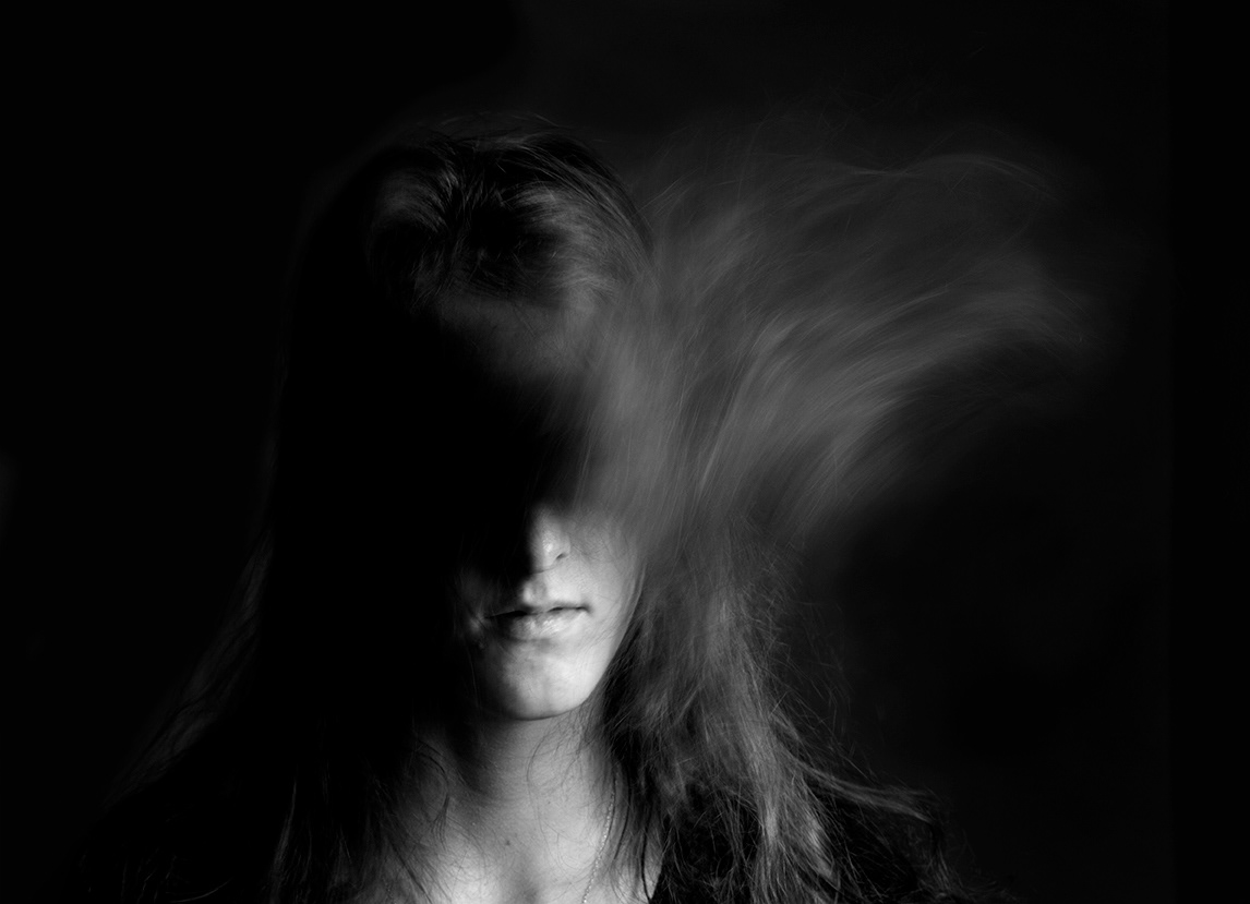 black and white portrait spirit Supernatural surreal haunting