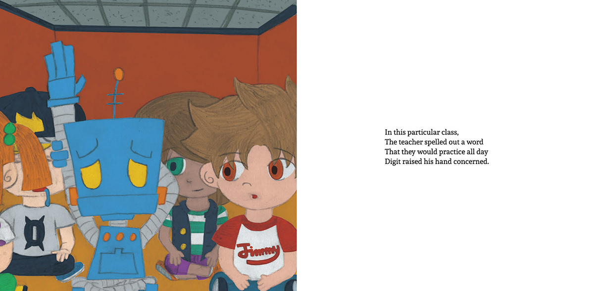 robot children's book publication self-published blurb