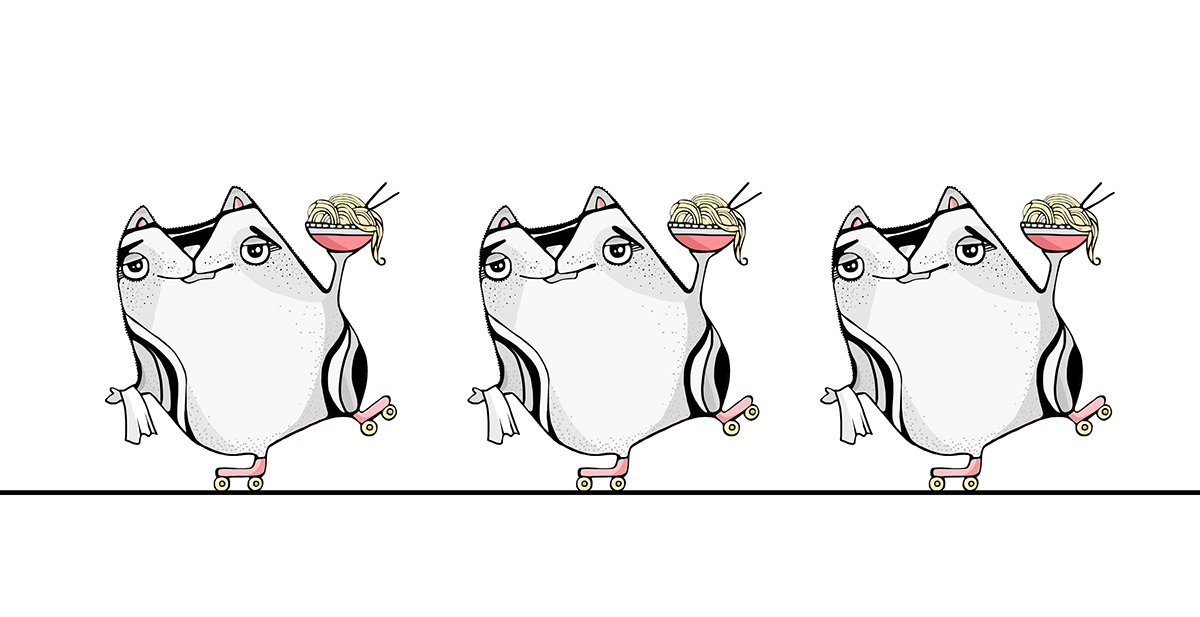 лиса собака кот еда иллюстрация еда персонаж графический япония Ребенок иллюстрация Пингвин цвет животное animal illustration
