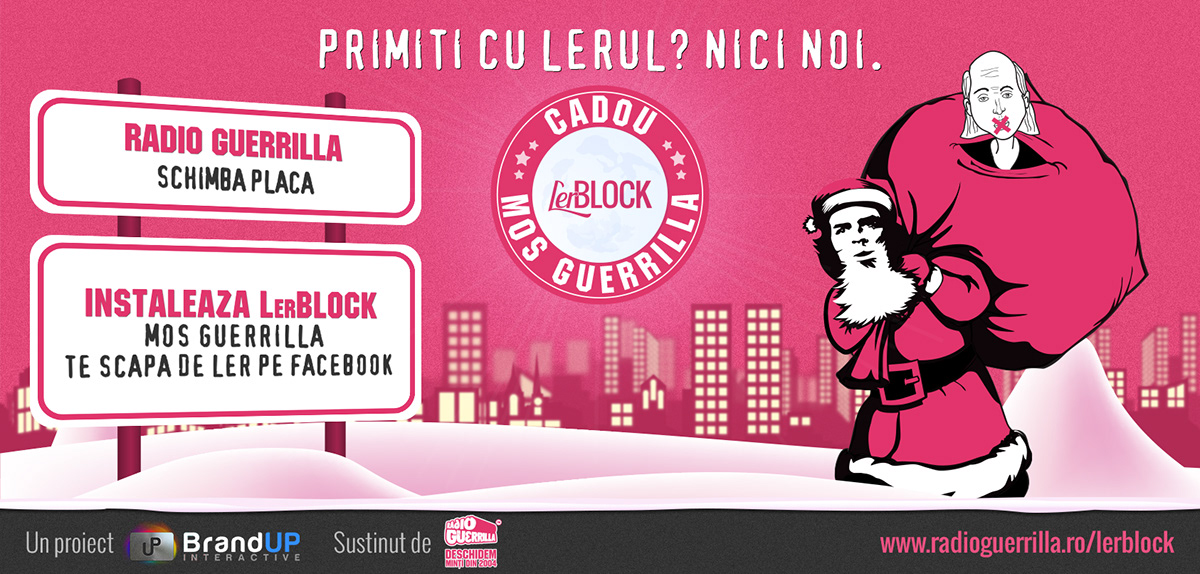 Ler Block LerBlock radio guerrilla plugin Mos Guerrilla Edmond Enache Ler Blocker Florian Langa award Internetics social media facebook app winner