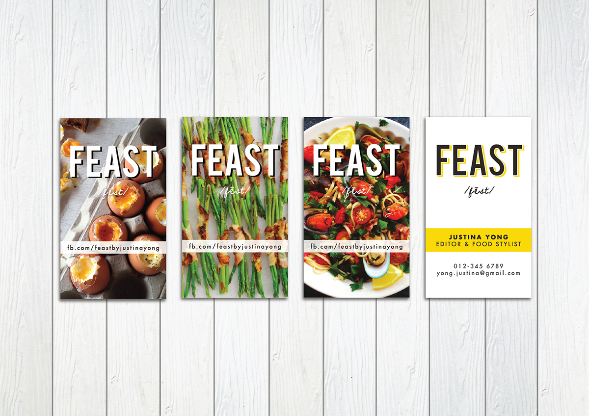 feast feastmy food styling Business Cards Corporate Identity food photography