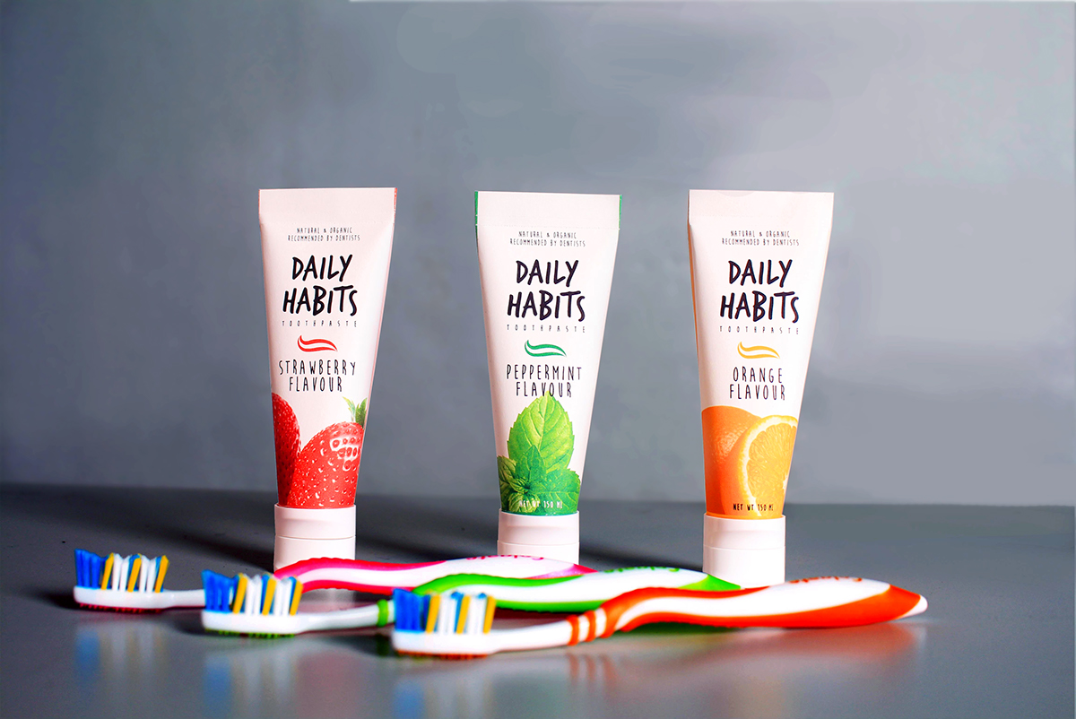 toothpaste packaging design