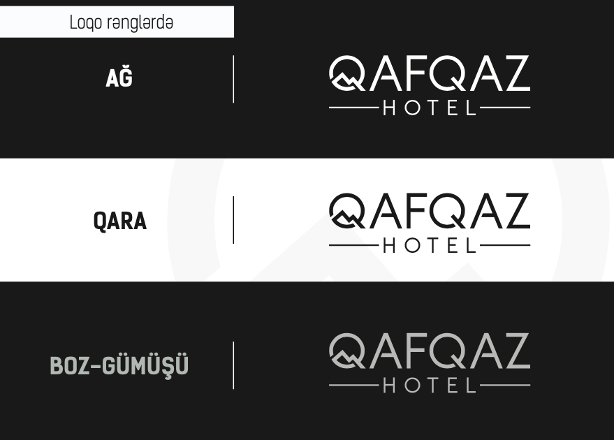 branding  logo Logo Design brandbook hotel catalog baku azerbaijan art direction  brand identity