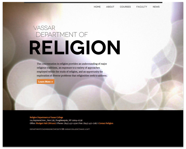 higher education vassar college religion computer science vassar library dean college Vassar Responsive web design