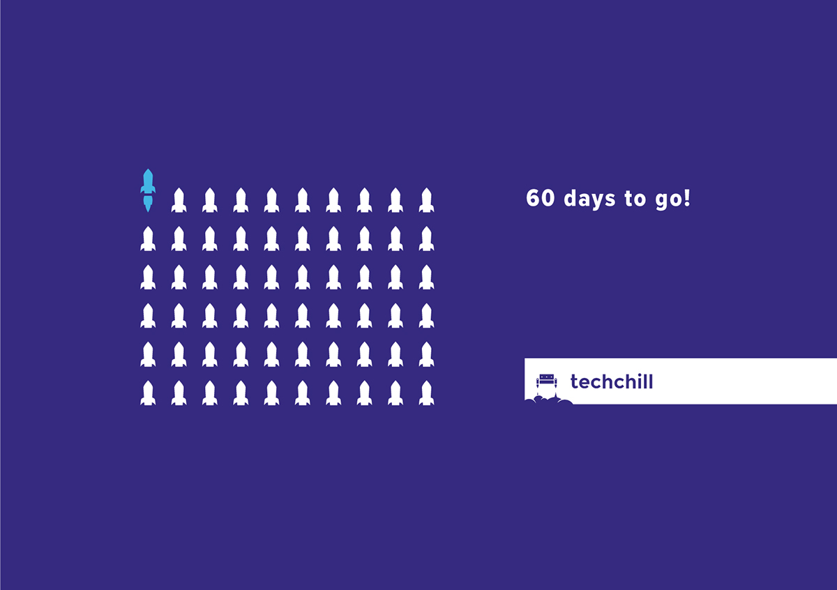 tech conference startup event techchill digital illustration social media
