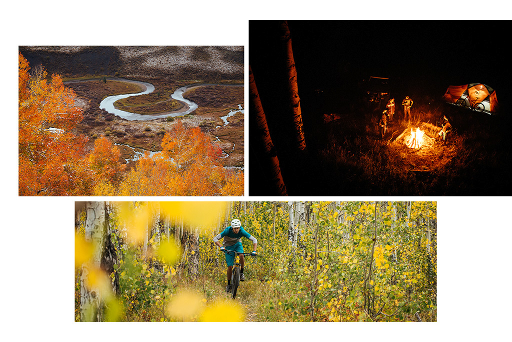 Adobe Portfolio mountain biking filmmaking Crested Butte autumn