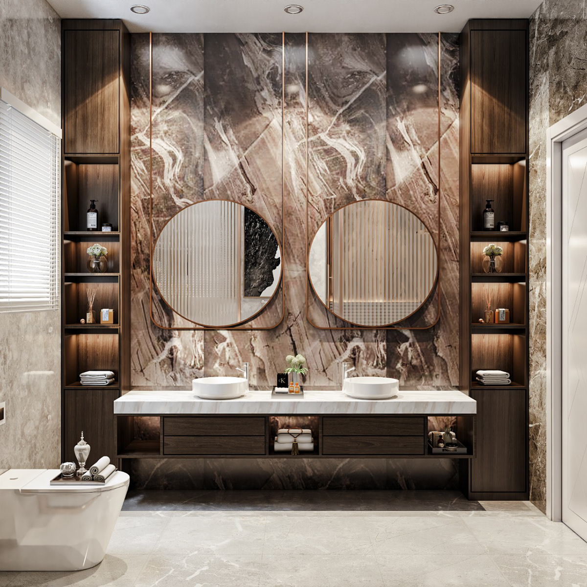 Master Bathroom Design In KSA on Behance