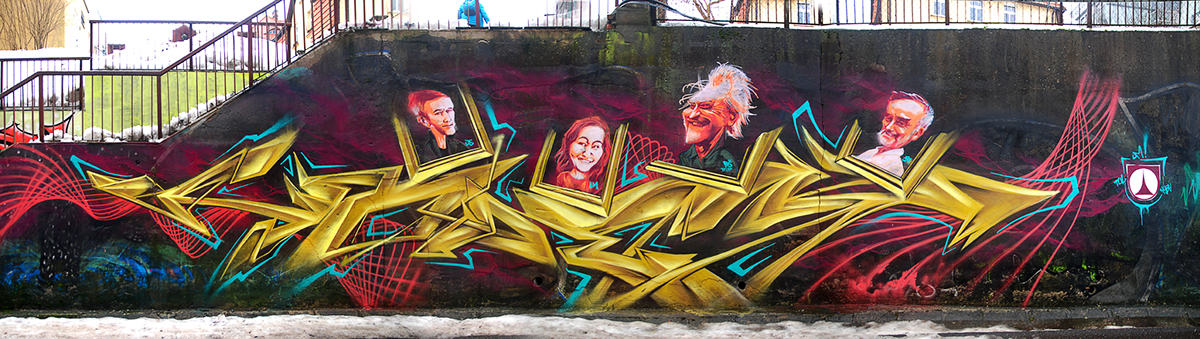 Graffiti streetart ILLUSTRATION  painting  