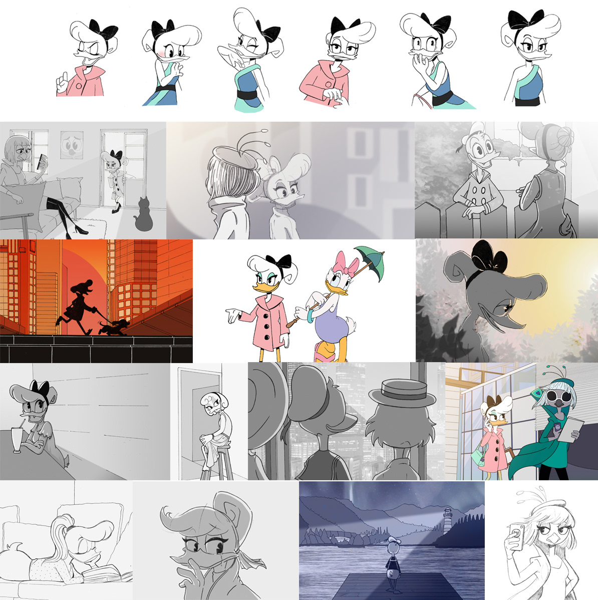 Fan Concept Art Reel starring Daisy Duck, along with other DuckTales charac...