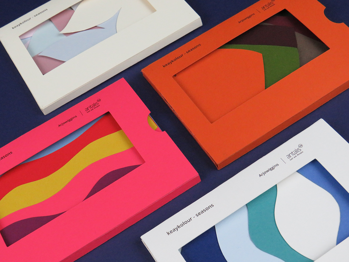 Antalis creative design graphic design  Keaykolour packaging design paper product design 